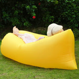 Inflatable Lounger Air Sofa Lazy Bed Sofa Outdoor Recreation - Tophatter Daily Deals