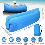 Inflatable Lounger Air Sofa Lazy Bed Sofa Outdoor Recreation - Tophatter Daily Deals