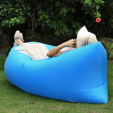 Inflatable Lounger Air Sofa Lazy Bed Sofa Outdoor Recreation - Tophatter Daily Deals