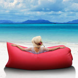 Inflatable Lounger Air Sofa Lazy Bed Sofa Outdoor Recreation - Tophatter Daily Deals