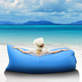 Inflatable Lounger Air Sofa Lazy Bed Sofa Outdoor Recreation - Tophatter Daily Deals