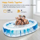 Inflatable Swimming Pool - 90x60x20" Outdoor Recreation - Tophatter Daily Deals