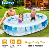 Inflatable Swimming Pool - 90x60x20" Outdoor Recreation - Tophatter Daily Deals