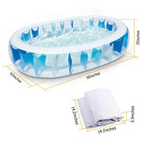 Inflatable Swimming Pool - 90x60x20" Outdoor Recreation - Tophatter Daily Deals