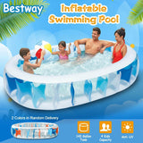 Inflatable Swimming Pool - 90x60x20" Outdoor Recreation - Tophatter Daily Deals