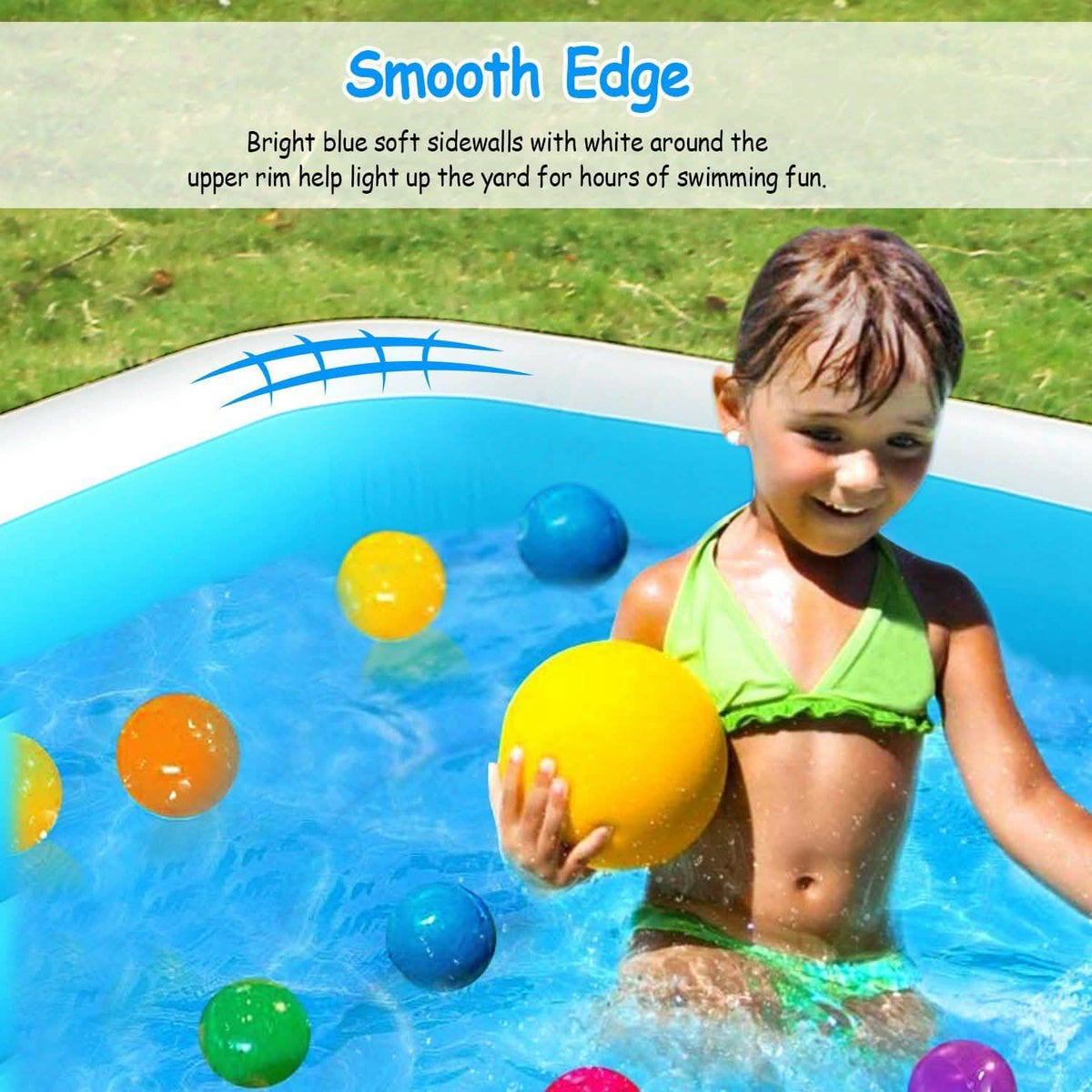 Inflatable Swimming Pool Outdoor Recreation - Tophatter Daily Deals