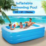 Inflatable Swimming Pool Outdoor Recreation - Tophatter Daily Deals