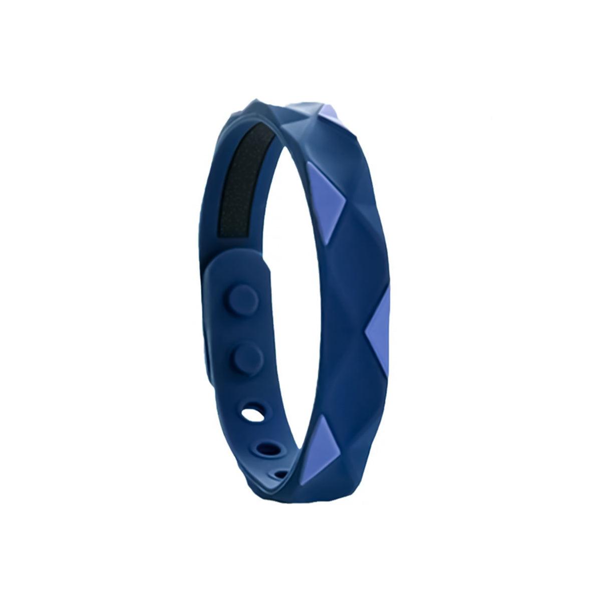Ion Powerful Bracelets - Negative Ions Wristband Anti-Static Silicone Sports Bracelets Blue Fitness - Tophatter Daily Deals
