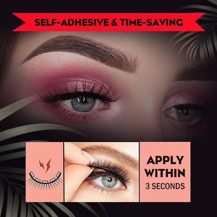 Self Adhesive Reusable Eyelashes Natural Look Fall 2025 - Tophatter Daily Deals