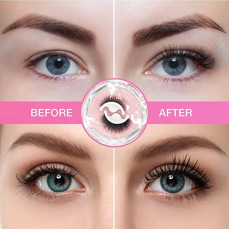 Self Adhesive Reusable Eyelashes Natural Look Fall 2025 - Tophatter Daily Deals
