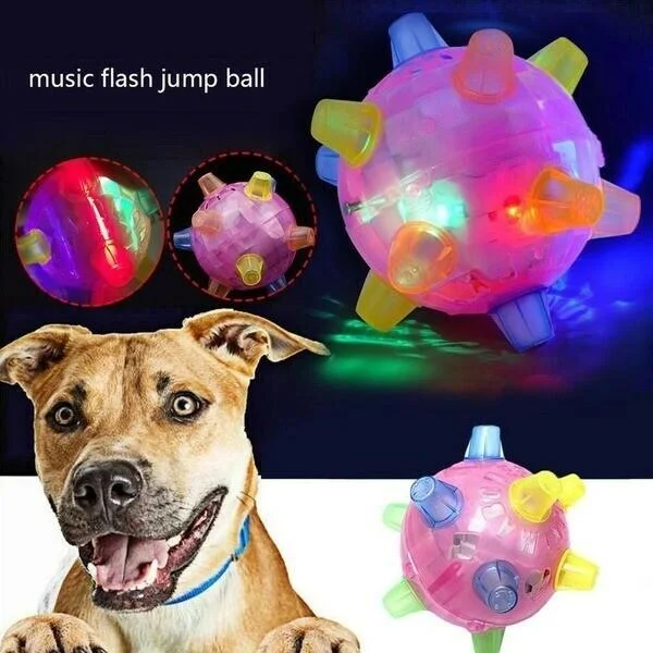 LED Jumping Dog Toy Ball Interactive Play Training 2025 - Tophatter Daily Deals