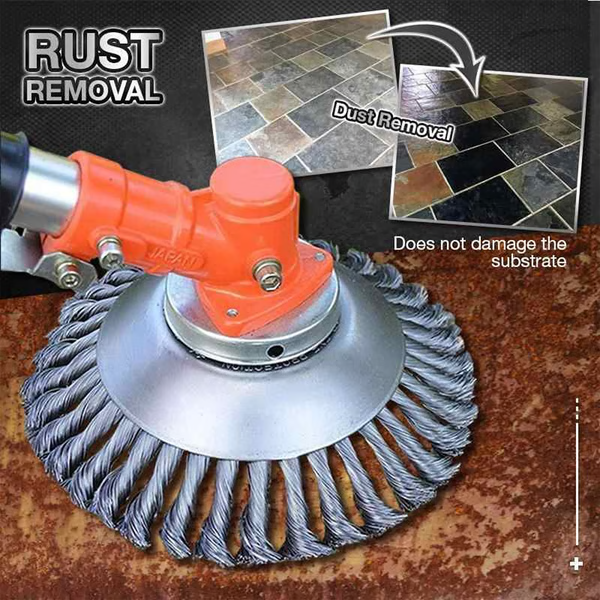 Carbon Steel Weed Brush Trimmer Head Fall 2025 Lawn Tool - Tophatter Daily Deals