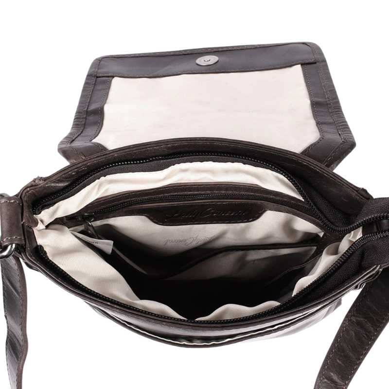 Leather Concealed Carry Hana Woven Crossbody EDC Bag Handgun Purses - Tophatter Daily Deals