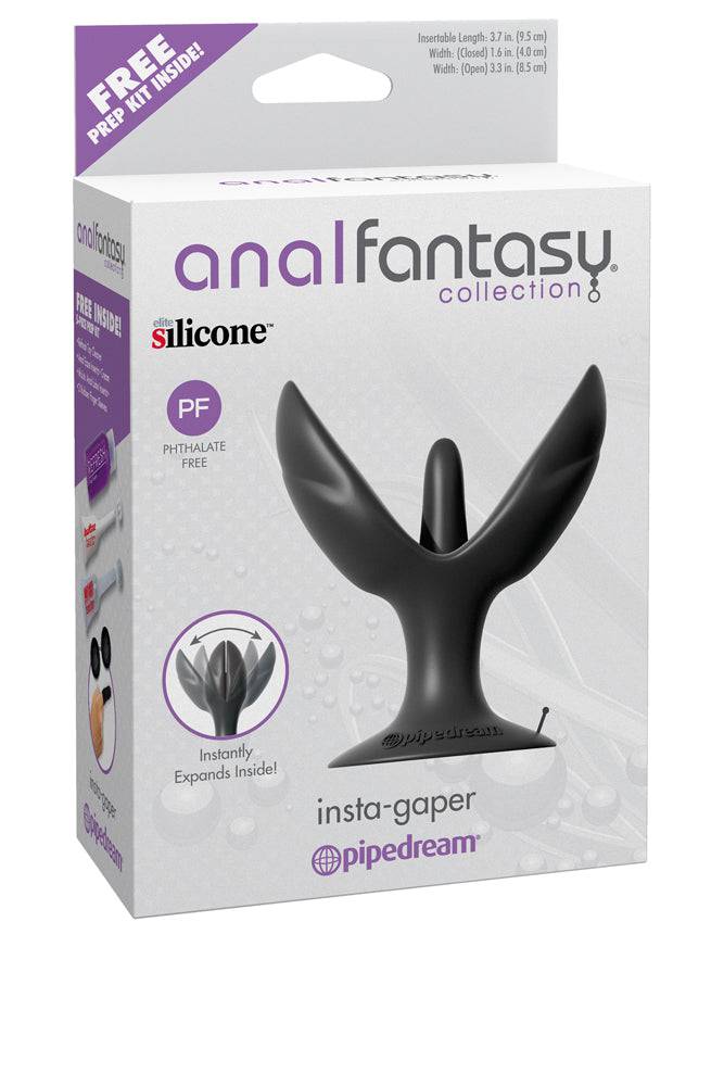Pipedream - Anal Fantasy - Insta-Gaper Butt Plug - Black Sex Toy - Tophatter Daily Deals