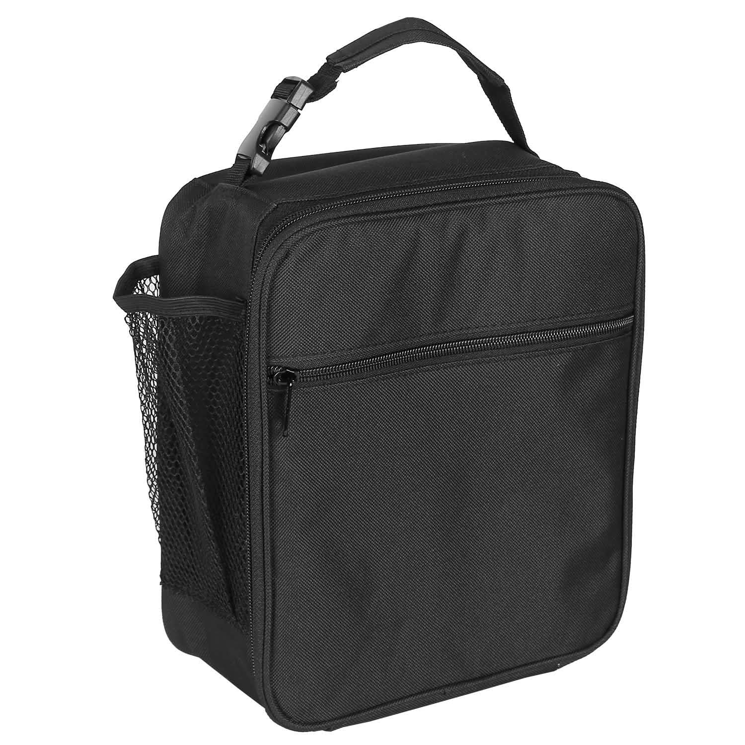 Insulated Portable Lunch Box Black Kitchen Storage - Tophatter Daily Deals