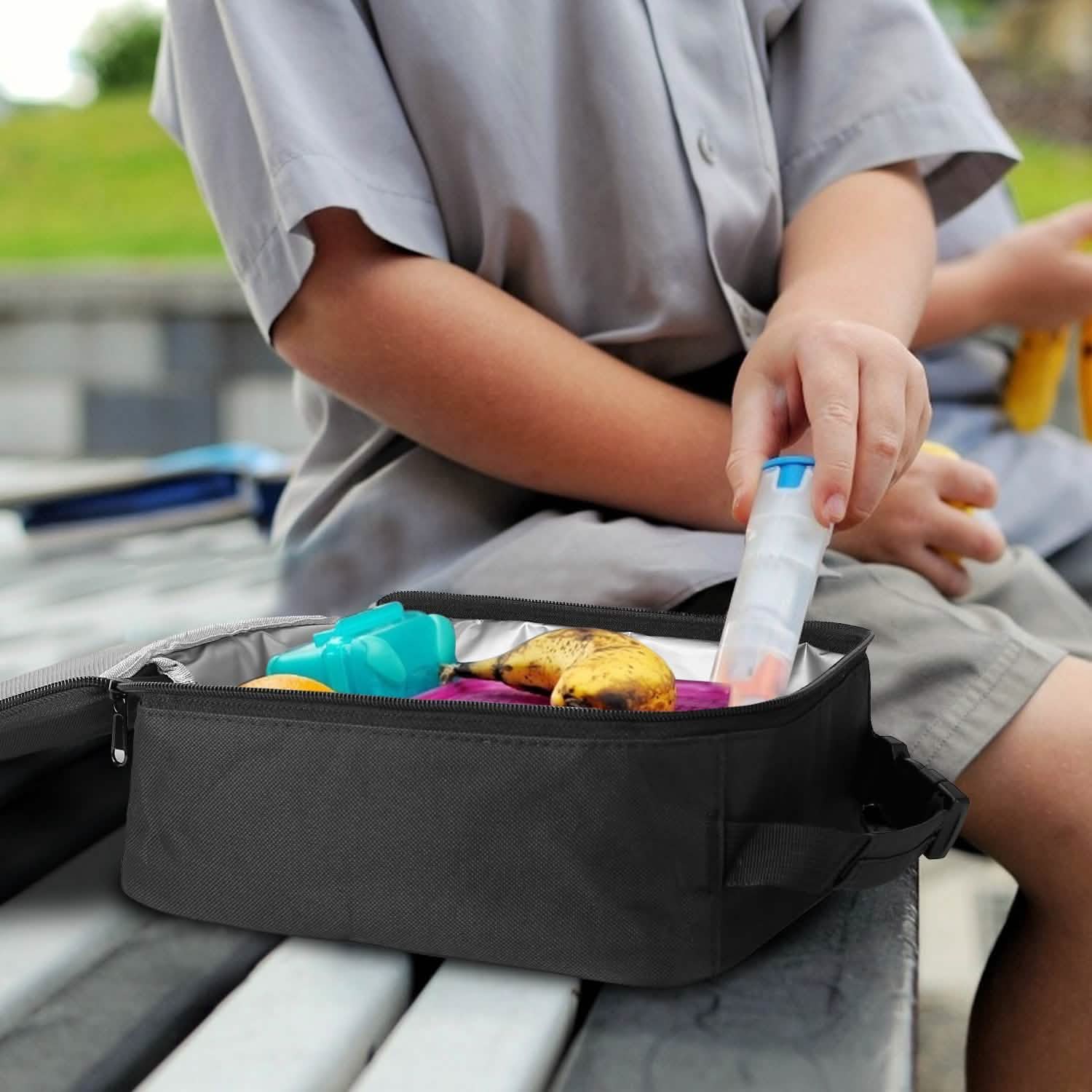 Insulated Portable Lunch Box Kitchen Storage - Tophatter Daily Deals