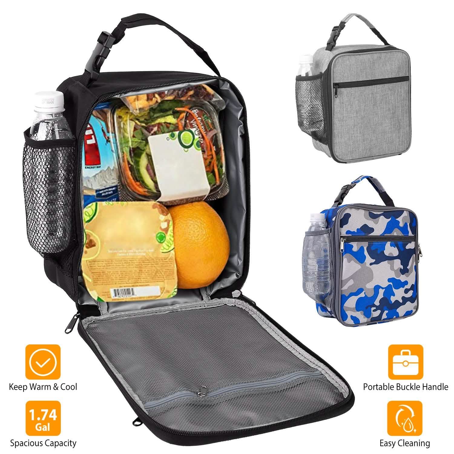 Insulated Portable Lunch Box Kitchen Storage - Tophatter Daily Deals