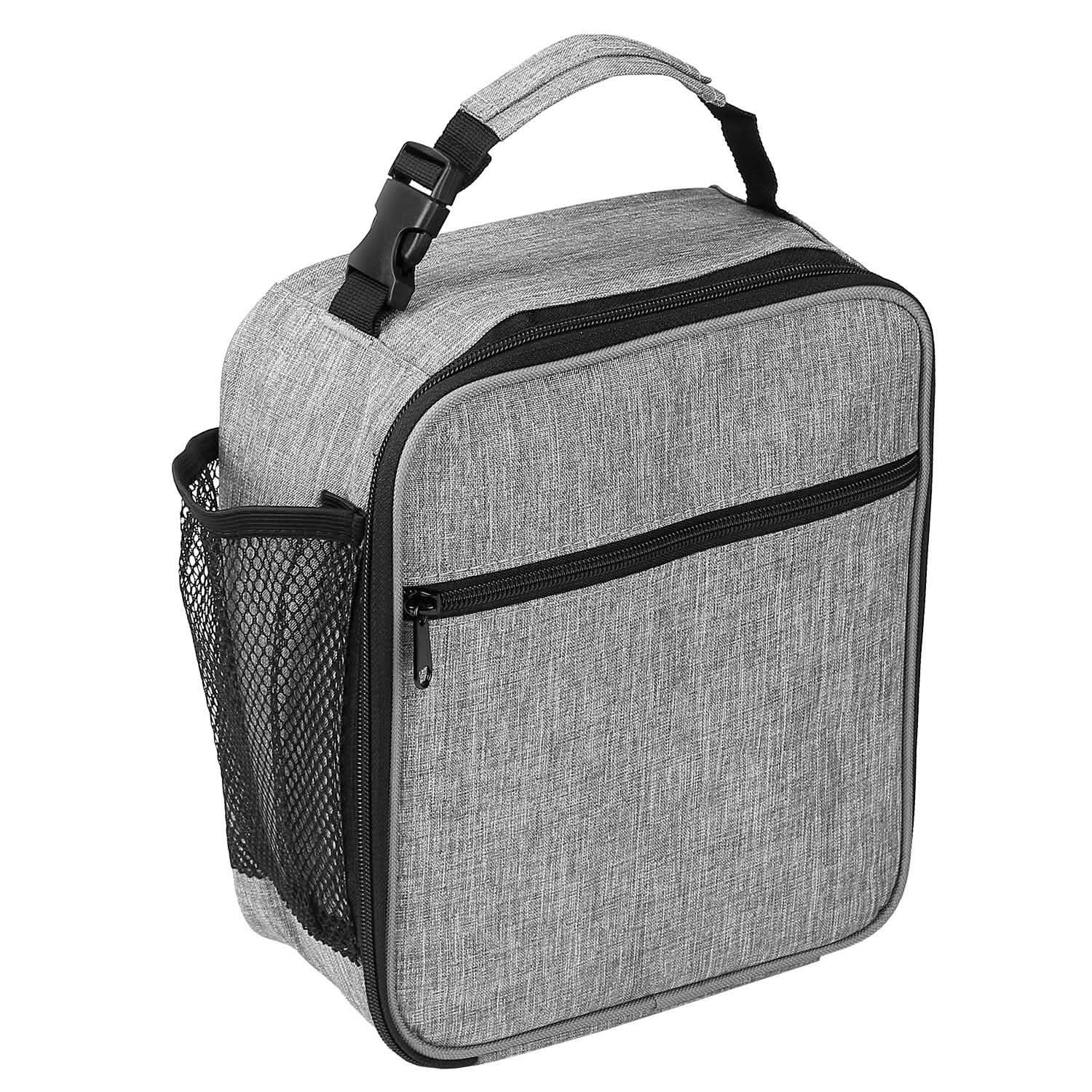 Insulated Portable Lunch Box Gray Kitchen Storage - Tophatter Daily Deals