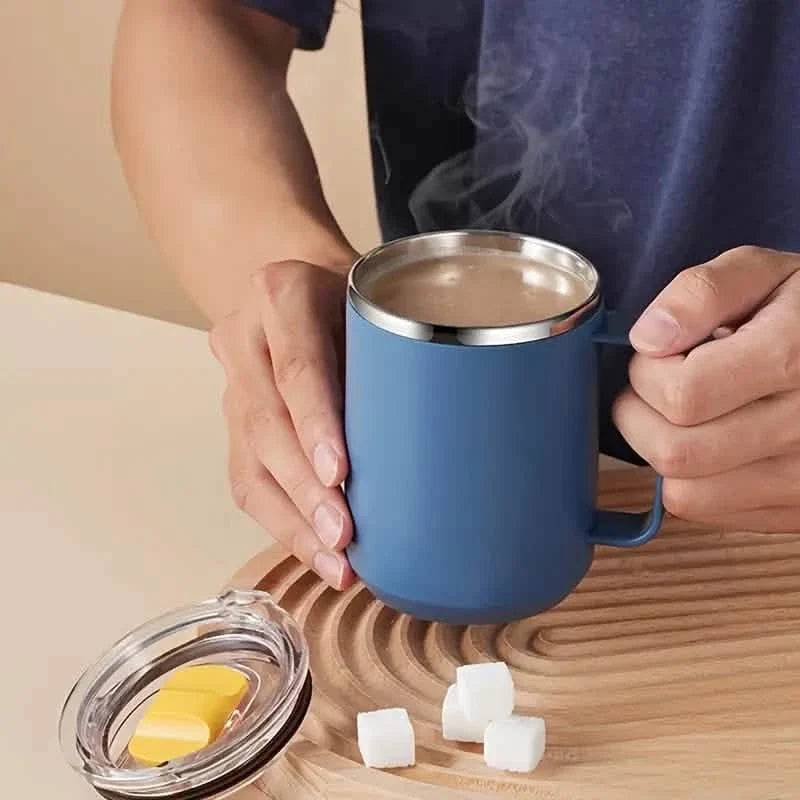 Insulated Stainless Steel Coffee Mug Coffee Makers & Accessories - Tophatter Daily Deals