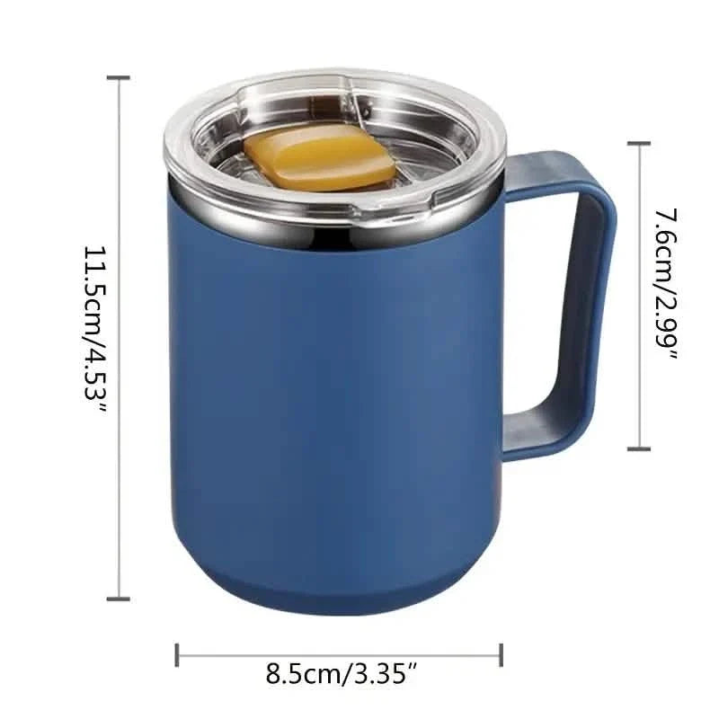 Insulated Stainless Steel Coffee Mug Coffee Makers & Accessories - Tophatter Daily Deals
