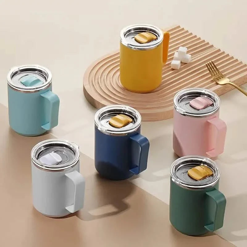 Insulated Stainless Steel Coffee Mug Coffee Makers & Accessories - Tophatter Daily Deals