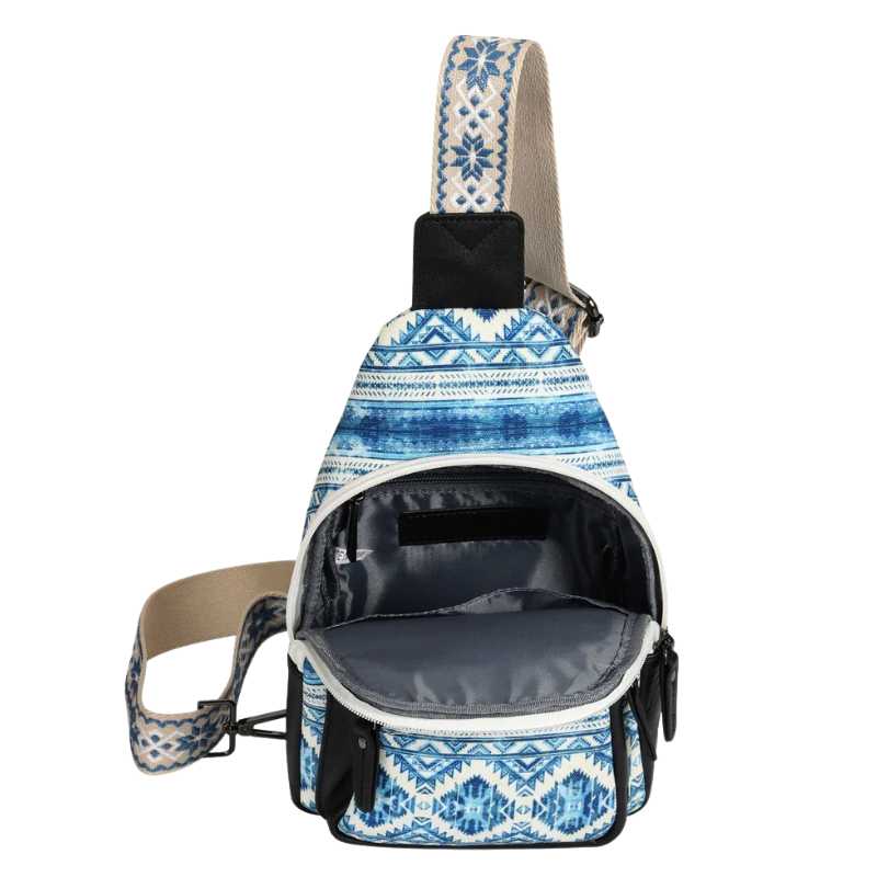 Concealed Carry Aztec Indie Canvas Sling Crossbody Backpack Purse Handgun Purses - Tophatter Daily Deals