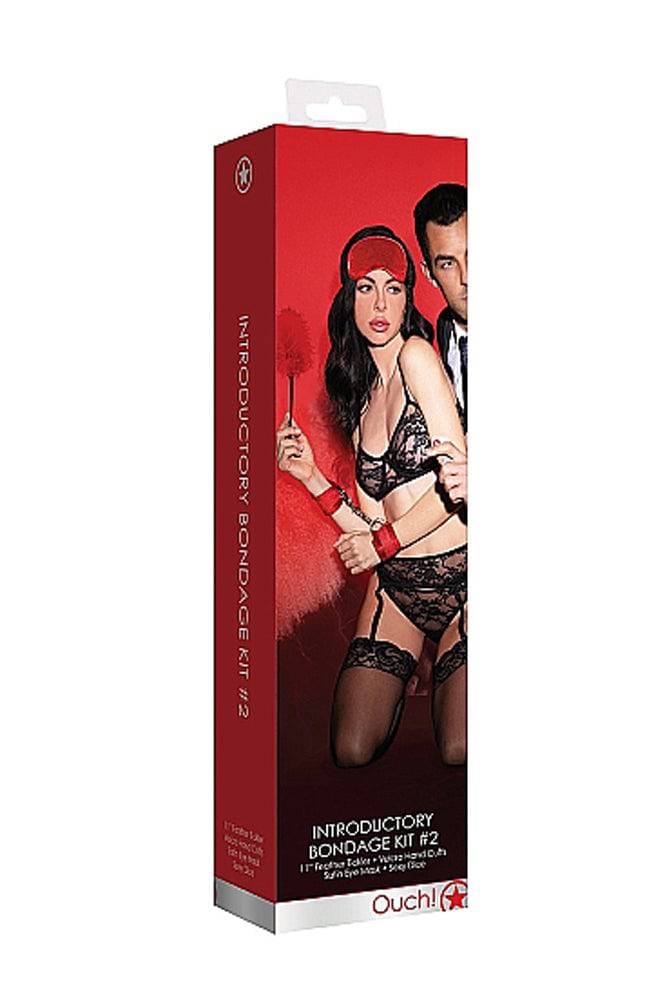 Ouch by Shots Toys - Introductory Bondage Kit 2 - Red BDSM - Tophatter Daily Deals