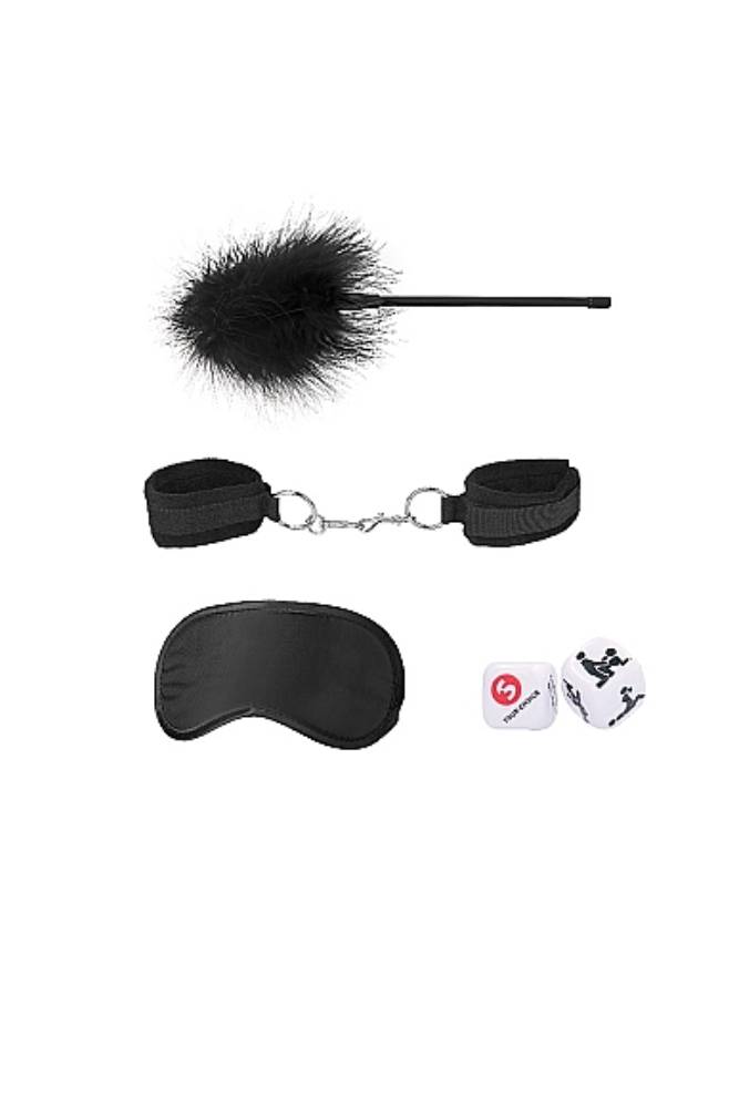 Ouch by Shots Toys - Black & White - Introductory Bondage Kit #2 - Black - Wholesale Prices (Limited Deals)
