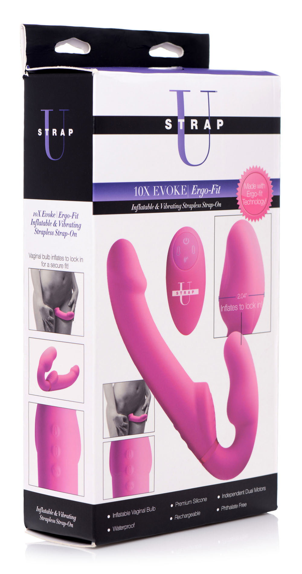 Worlds First Remote Control Inflatable Ergo-Fit Strapless Strap-On – Remote-Controlled Strapless Strap-On > Dildos > Strapless Strap Ons - Tophatter Daily Deals