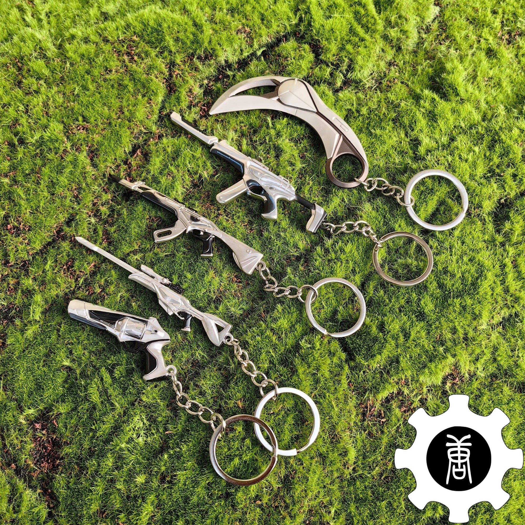 Ion Melee Weapon Skin Keychain Karambit Vandal Spectre Sheriff Operator Gun 5 In 1 Pack 5 In 1 Pack - Tophatter Daily Deals