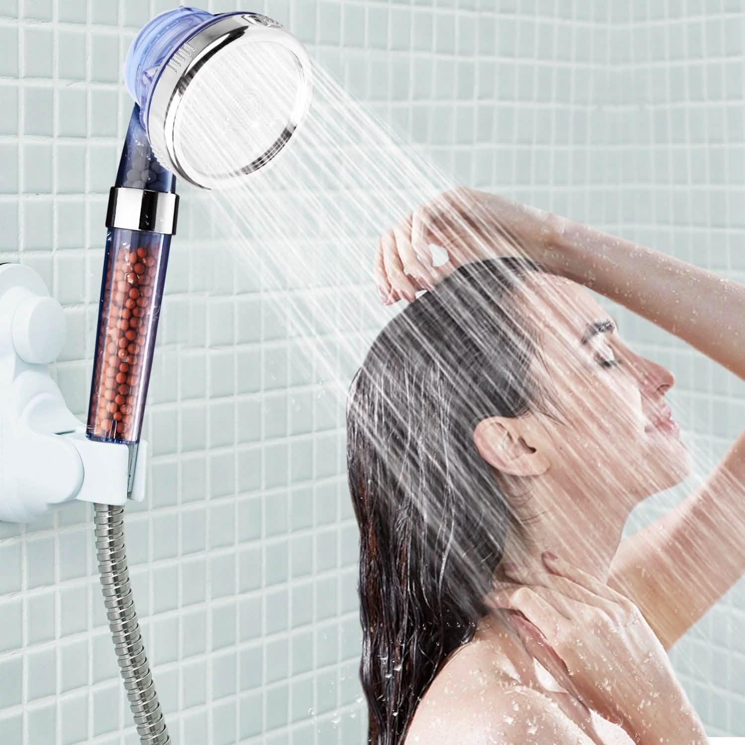 Ionic High Pressure Filter Shower Head Bath - Tophatter Daily Deals