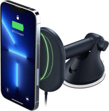 iOttie Velox MagSafe Compatible Magnetic Wireless Dashboard Charging Station - Tophatter Daily Deals