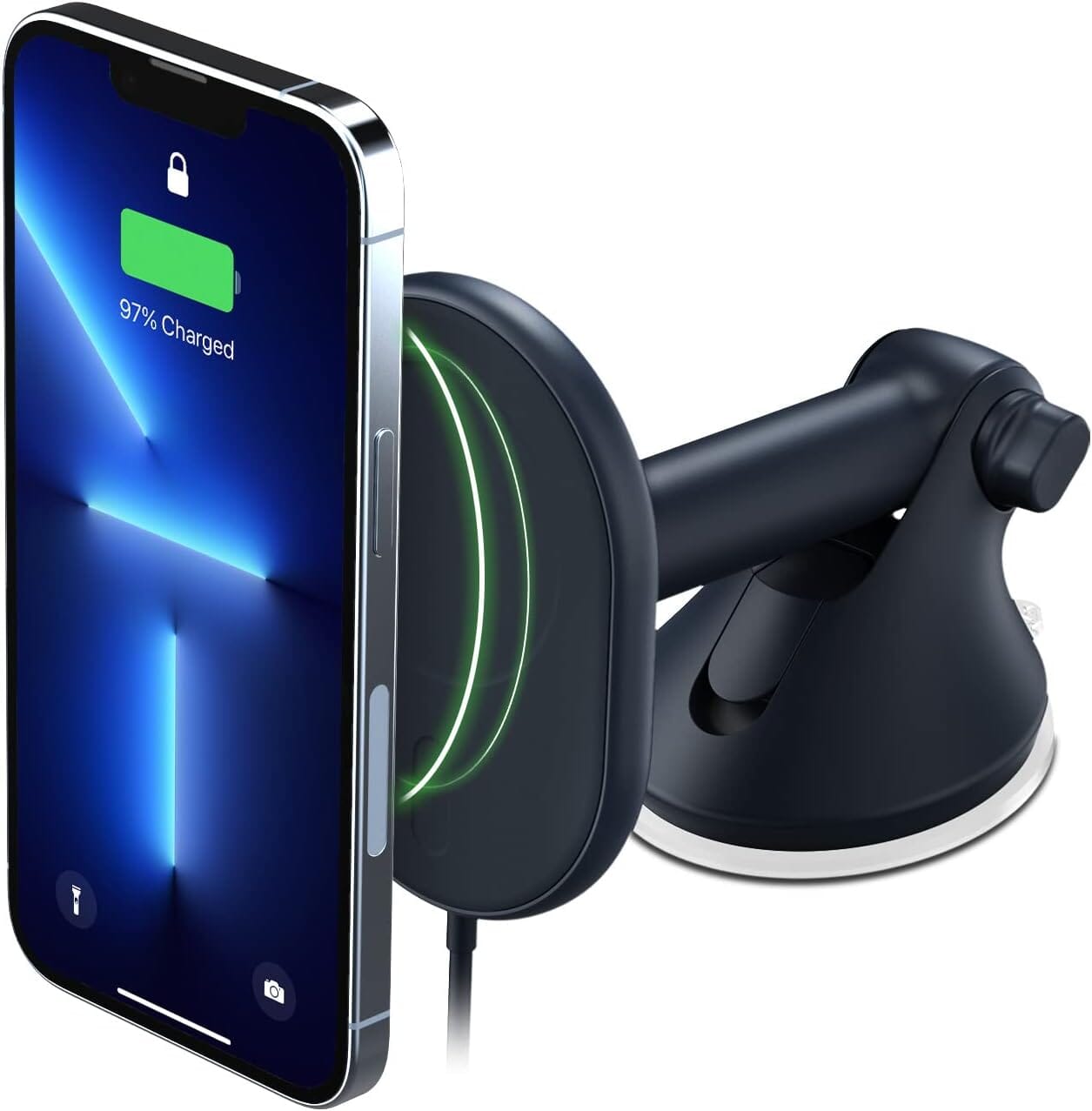 iOttie Velox MagSafe Compatible Magnetic Wireless Dashboard Charging Station - Tophatter Daily Deals
