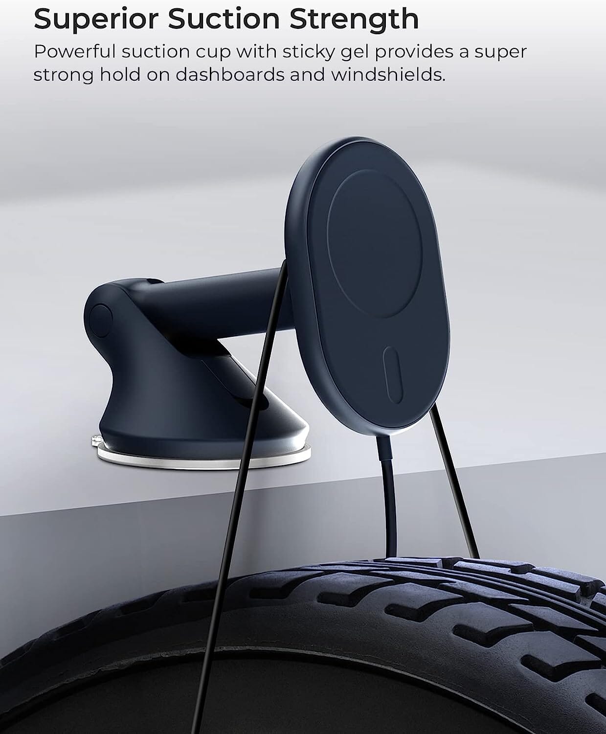 iOttie Velox MagSafe Compatible Magnetic Wireless Dashboard Charging Station - Tophatter Daily Deals