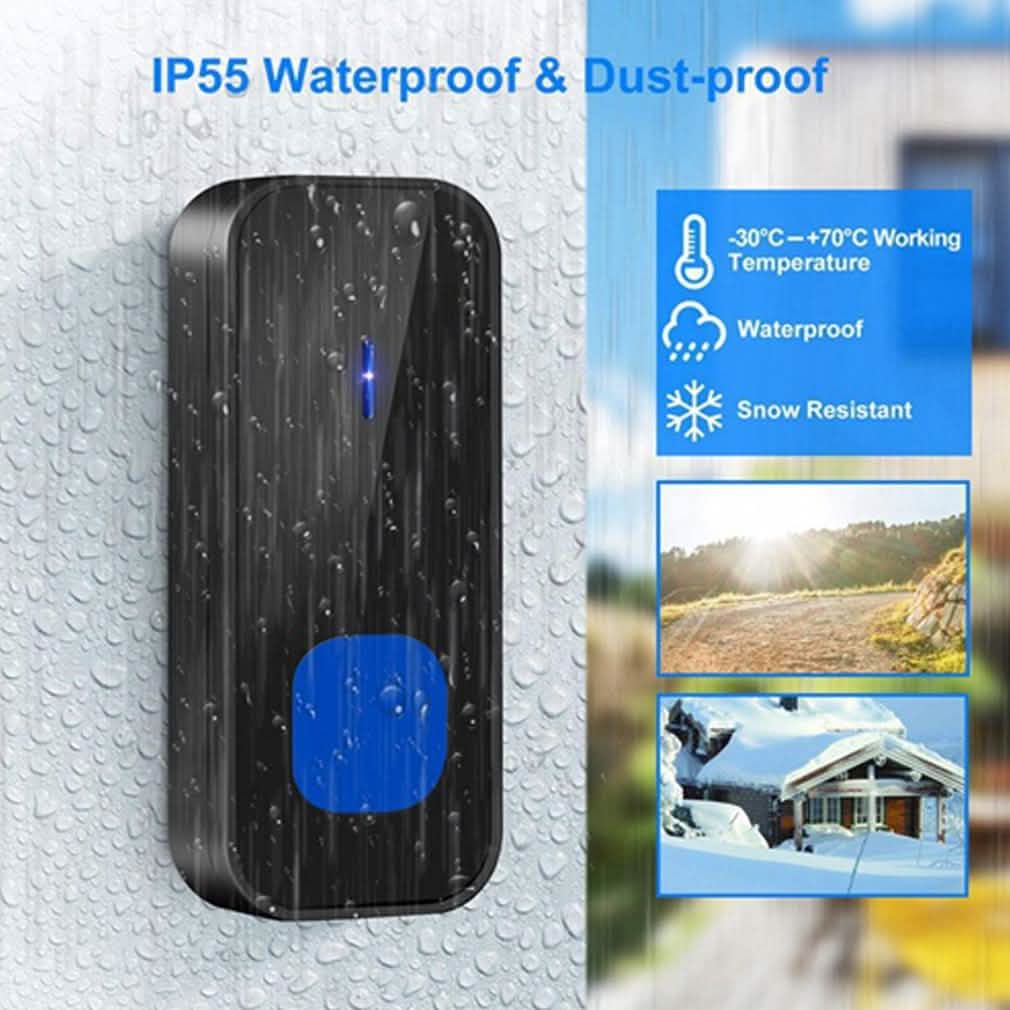 IP55 Waterproof Multi-Melody Wireless Doorbell Rings Household Appliances - Tophatter Daily Deals