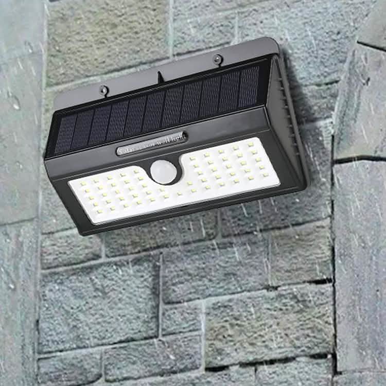 IP65 Waterproof Solar Lights Outdoor 55 LEDs Wall Solar Lights Outdoor Lighting - Tophatter Daily Deals