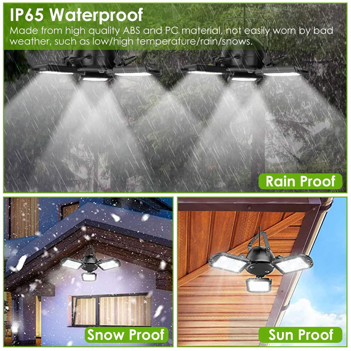 IP65 Waterproof Solar Pendant Lights Outdoor Lighting - Tophatter Daily Deals