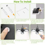 IP65 Waterproof Solar Pendant Lights Outdoor Lighting - Tophatter Daily Deals