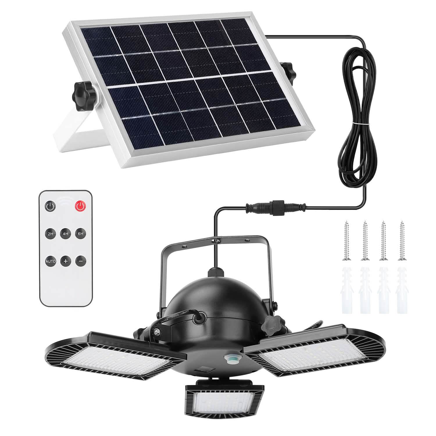 IP65 Waterproof Solar Pendant Lights Outdoor Lighting - Tophatter Daily Deals