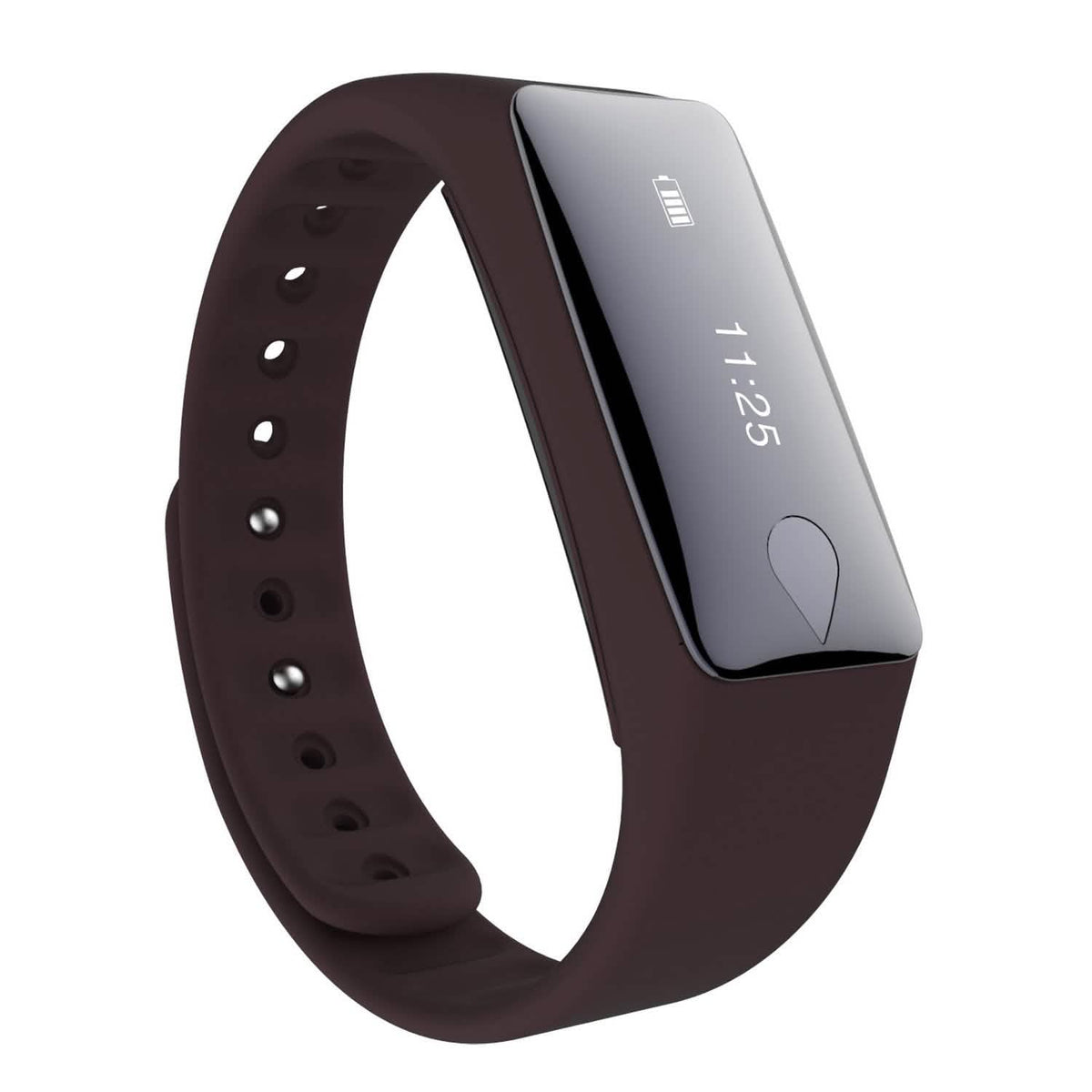 IP67 Fitness Tracker Watch with Heart Rate Monitor and Step Counter Brown Fitness & Exercise - Tophatter Daily Deals