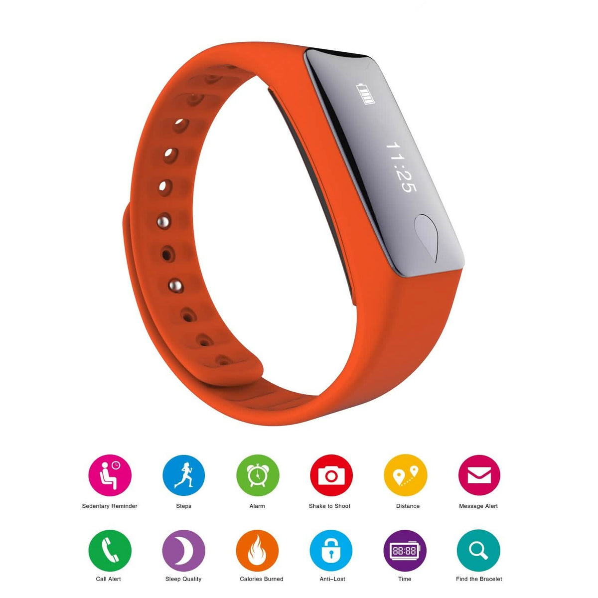 IP67 Fitness Tracker Watch with Heart Rate Monitor and Step Counter Fitness & Exercise - Tophatter Daily Deals