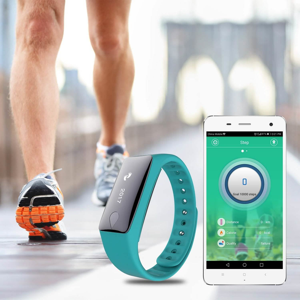 IP67 Fitness Tracker Watch with Heart Rate Monitor and Step Counter Fitness & Exercise - Tophatter Daily Deals