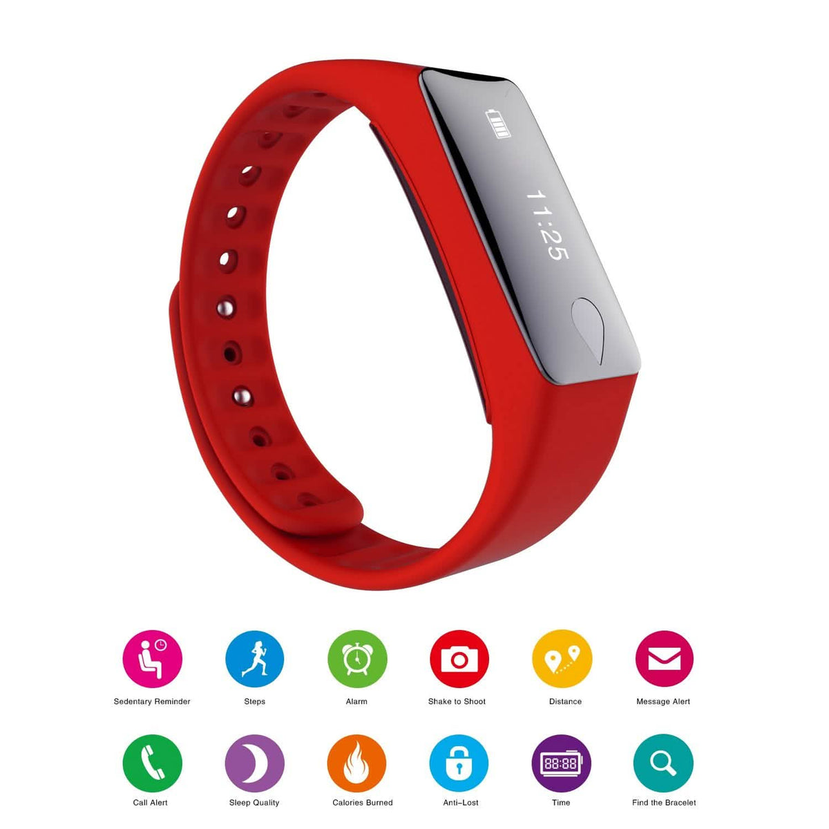 IP67 Fitness Tracker Watch with Heart Rate Monitor and Step Counter Fitness & Exercise - Tophatter Daily Deals