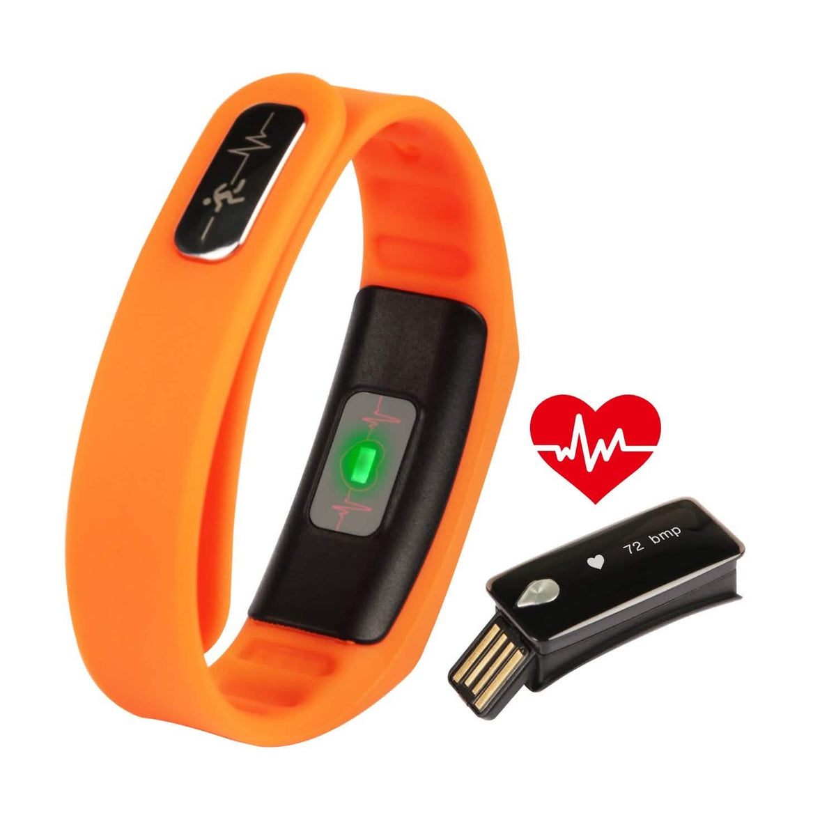 IP67 Fitness Tracker Watch with Heart Rate Monitor and Step Counter Fitness & Exercise - Tophatter Daily Deals