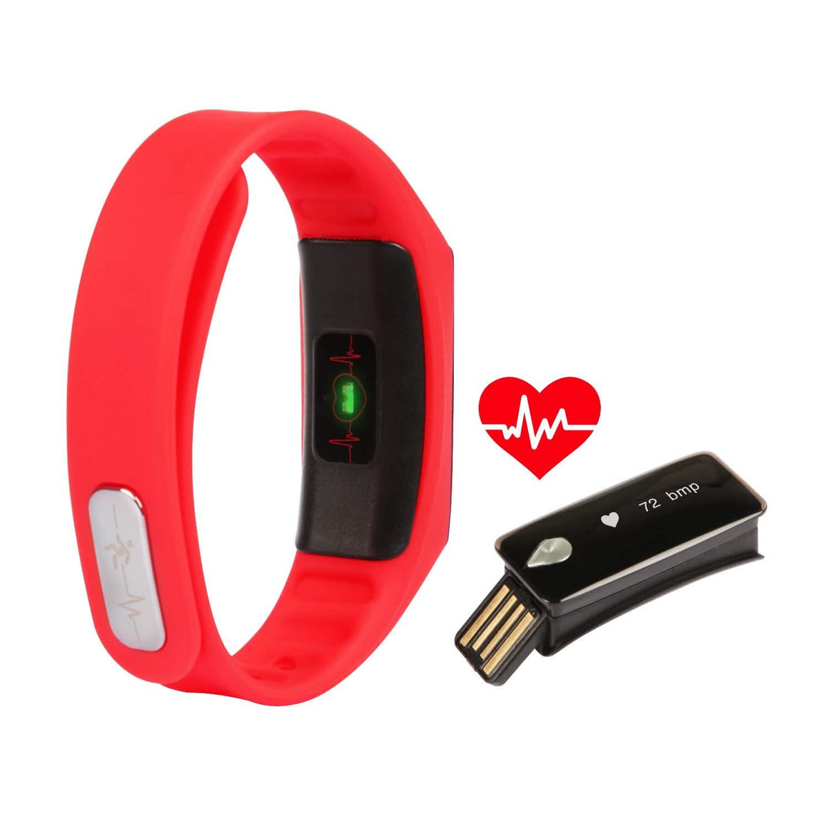 IP67 Fitness Tracker Watch with Heart Rate Monitor and Step Counter Fitness & Exercise - Tophatter Daily Deals