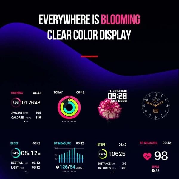 IP67 Waterproof Bluetooth Sport Smart Watch Unbranded Fitness Smart Watch - Tophatter Daily Deals