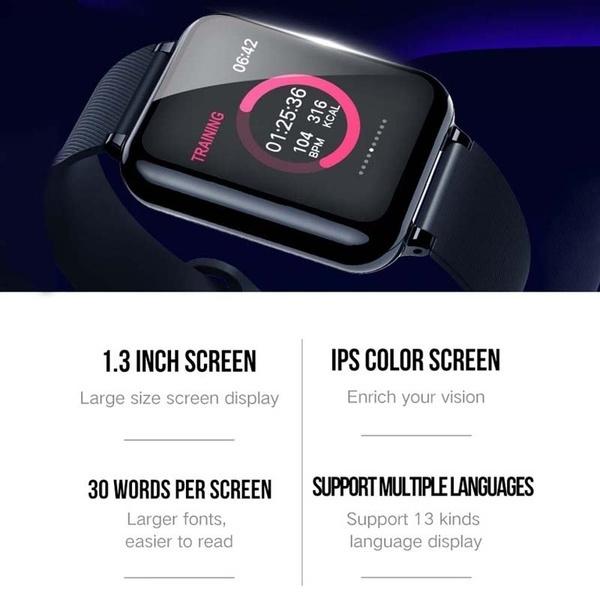 IP67 Waterproof Bluetooth Sport Smart Watch Unbranded Fitness Smart Watch - Tophatter Daily Deals