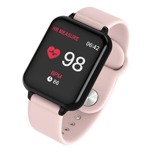 IP67 Waterproof Bluetooth Sport Smart Watch Pink Unbranded Fitness Smart Watch - Tophatter Daily Deals