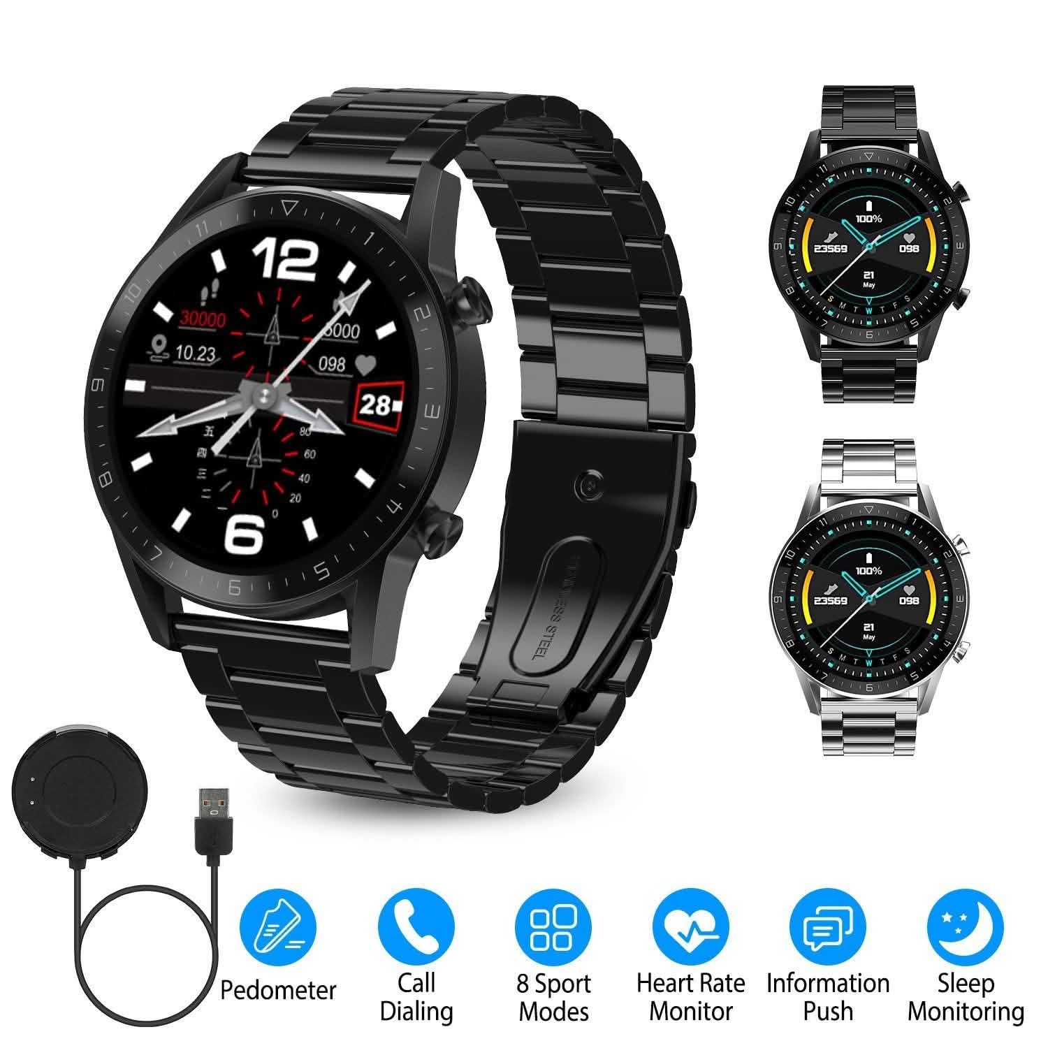 IP67 Waterproof Wireless Smartwatch Fitness Tracker Smart Watches - Tophatter Daily Deals