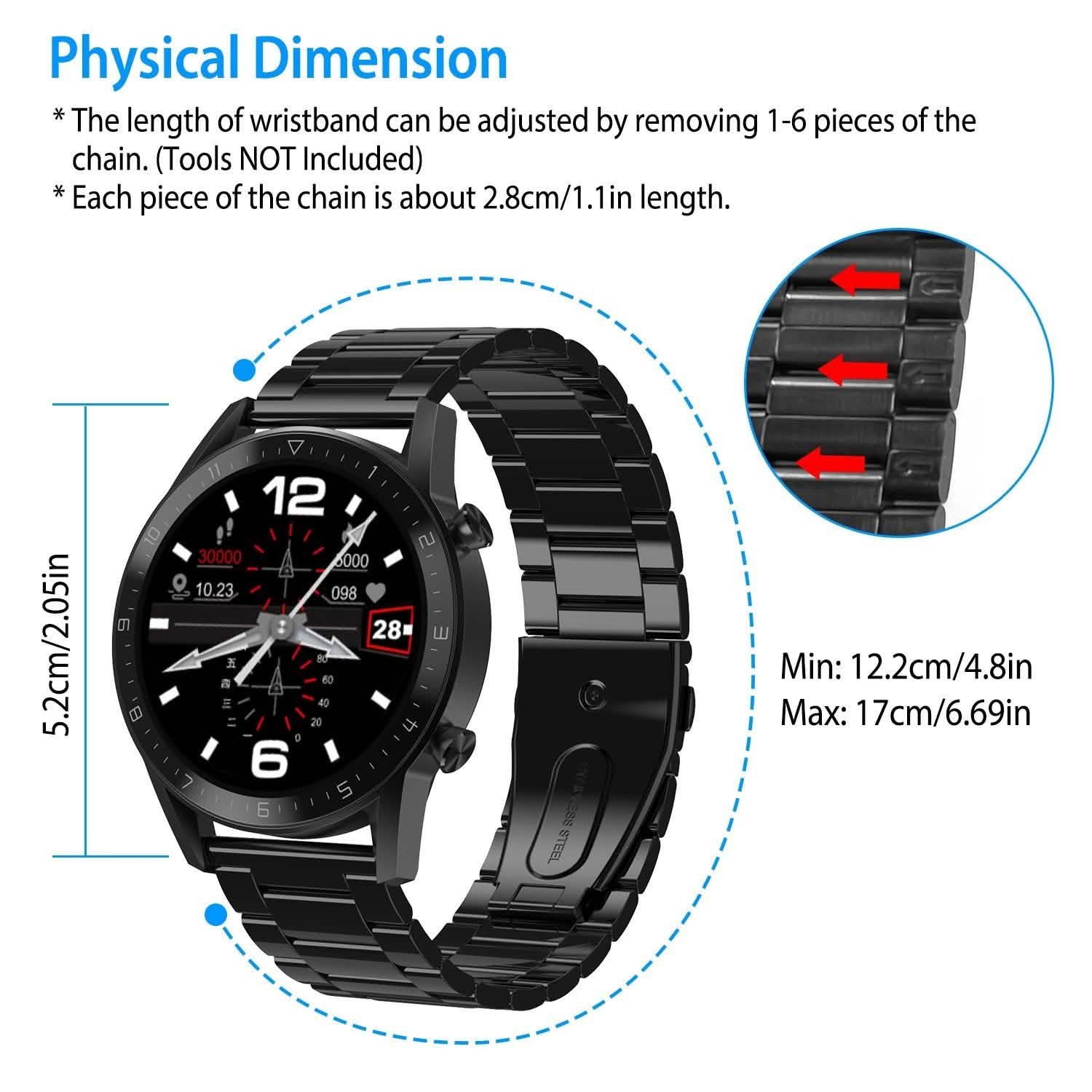 IP67 Waterproof Wireless Smartwatch Fitness Tracker Smart Watches - Tophatter Daily Deals